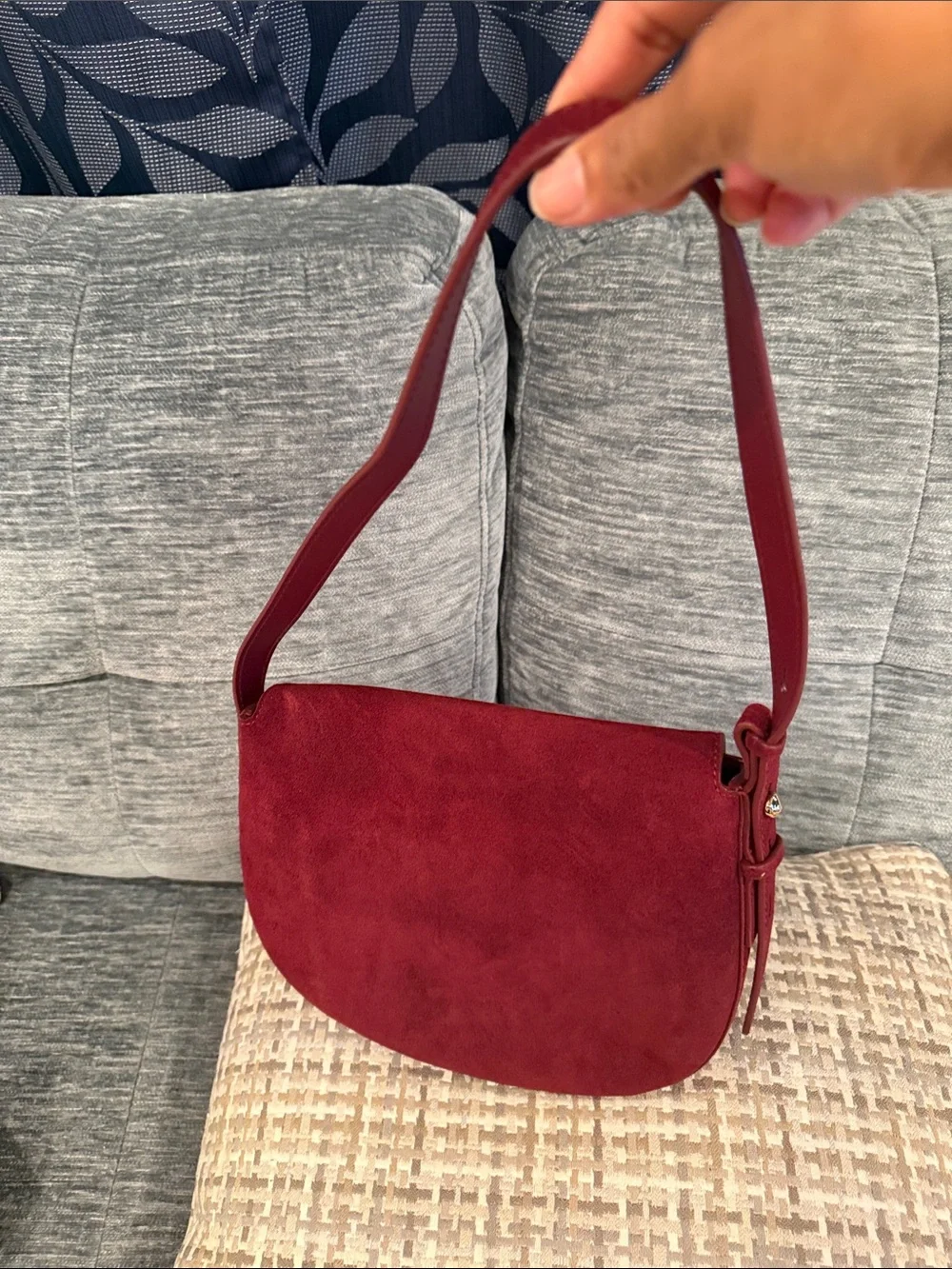 NWT-MADEWELL DAKOTA SHOULDER SADDLE SUEDE BAG-100% LEATHER